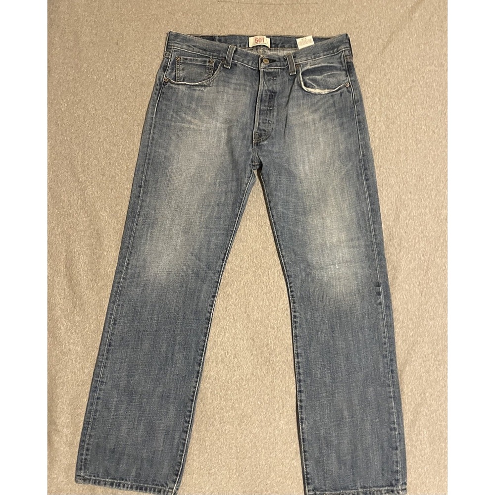 VTG Levis 501 Double XX Men's Straight Leg Button Fly Jeans Size 34x32 Nightlife